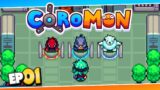 Coromon Part 1 STARTER CHOICE & NEW BATTLE RESEARCHER Gameplay Walkthrough