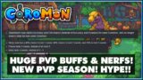 SANDSTORM / SLEEP NERFED!!! – HUGE PVP BALANCE PATCH FOR COROMON