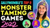 MY TOP 9 MONSER TAMING GAMES OF 2022 ! TEMTEM, COROMON, DIGIMON WORLD 3 AND MORE!